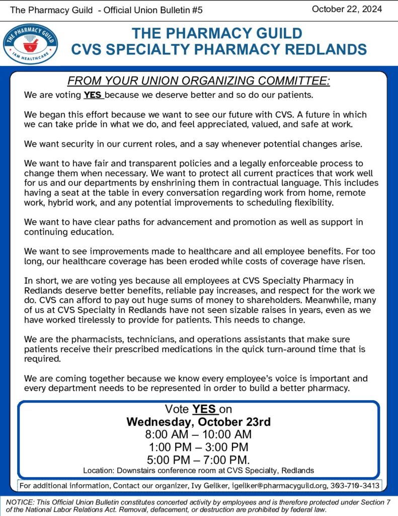 thumbnail of Flyer #5 Committee Statement 102224
