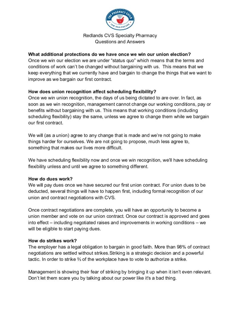 thumbnail of Redlands CVS Specialty Pharmacy Questions and Answers