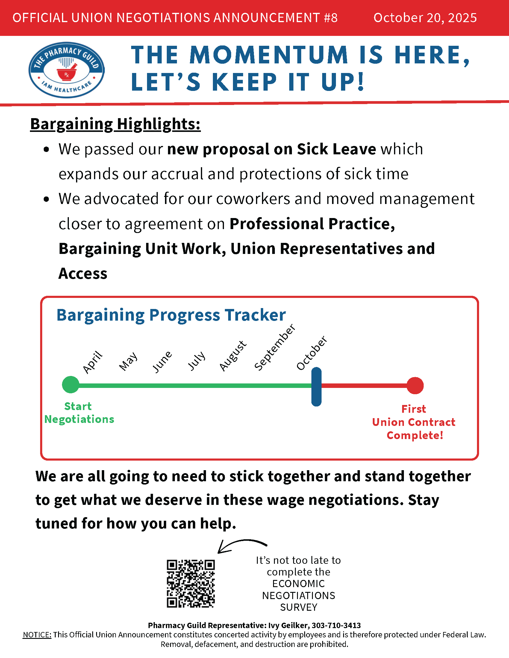 October Redlands update