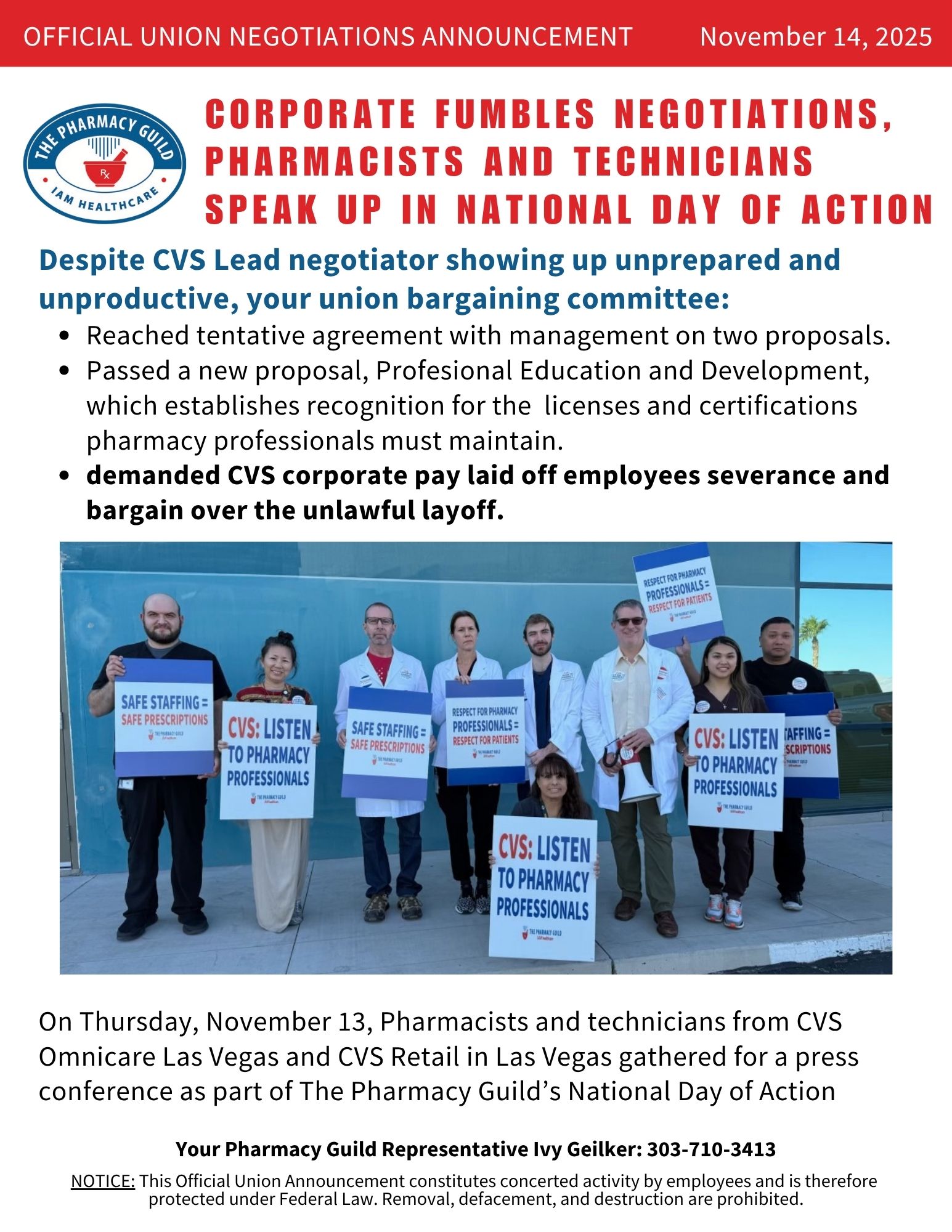 1114 Omnicare Las Vegas Bargaining Update Flyer